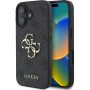 Guess 4G Metal Logo maska za iPhone 16 Plus - siva