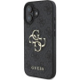 Guess 4G Metal Logo maska za iPhone 16 Plus - siva