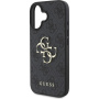 Guess 4G Metal Logo maska za iPhone 16 Plus - siva