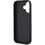 Guess 4G Metal Logo maska za iPhone 16 Plus - siva