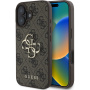 Guess 4G Metal Logo maska za iPhone 16 Plus - braon