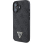 Guess 4G Strass Triangle Metalna maska s remenom za iPhone 16 - siva