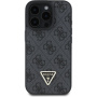 Guess 4G Strass Triangle Metalna maska s remenom za iPhone 16 Pro - siva