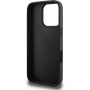 Karl Lagerfeld Fixed Glitter Metal Ikonik glitter maska za iPhone 16 Pro - crna