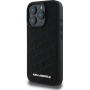 Karl Lagerfeld Maska Quilted Pattern za iPhone 16 Pro - crna