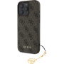 Guess 4G Charms maska za iPhone 16 Pro Max - smeđa