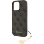 Guess 4G Charms maska za iPhone 16 Pro Max - smeđa