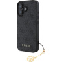 Guess 4G Charms maska za iPhone 16 - siva