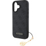 Guess 4G Charms maska za iPhone 16 Plus - siva
