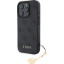 Guess 4G Charms maska za iPhone 16 Pro - siva