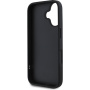 Karl Lagerfeld 3D Rubber Karl and Choupette maska za iPhone 16 Plus - crna