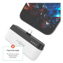 FIXED Zen 5 Plug-in džepni power bank s integriranim USB-C konektorom - 5.000 mAh - bijeli