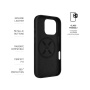 FIXED MagLeather Leather Cover sa MagSafe za iPhone 16 Pro - crna