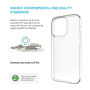 FIXED ReStory Anti-UV reciklirana maska za iPhone 16 Pro - prozirna