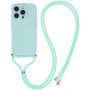 Zaštitna maska sa uzicom za iPhone 16 Pro - cyan