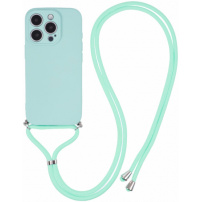 Zaštitna maska sa uzicom za iPhone 16 Pro - cyan