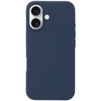 Silikonska maska za iPhone 16 Plus - tamno plava