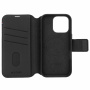 Decoded Detachable Wallet 2u1 Detachable Flip Case za iPhone 16 Pro - crna