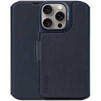Decoded Detachable Wallet 2u1 odvojiva preklopna torbica za iPhone 16 Pro - tamno plava
