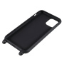 Mat maska s podesivim remenom za iPhone 11 Pro - crna