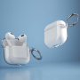 Transparentna maskica s karabinom za AirPods 4 / 5 - prozirna