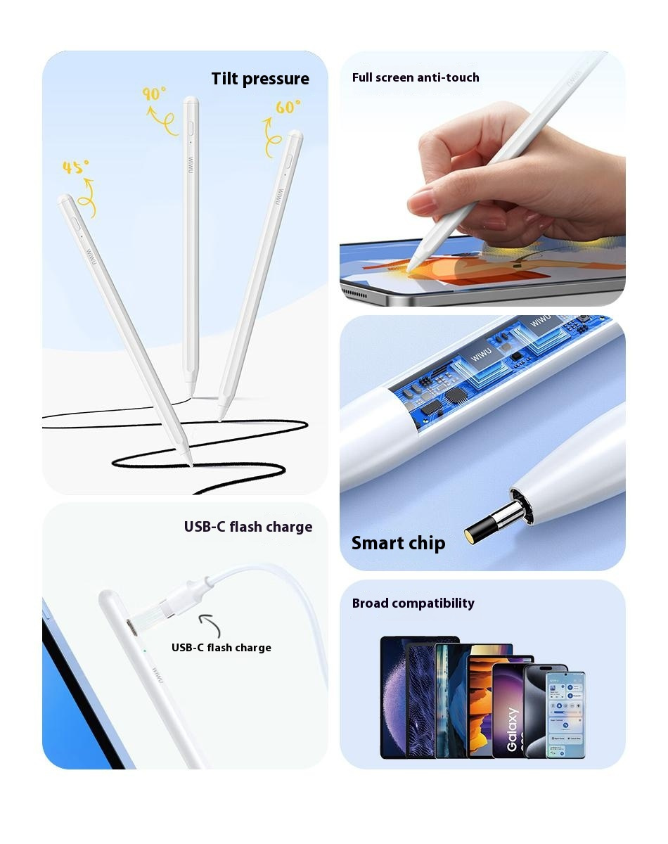 Wiwu Pencil D univerzalna touch pen - bijela