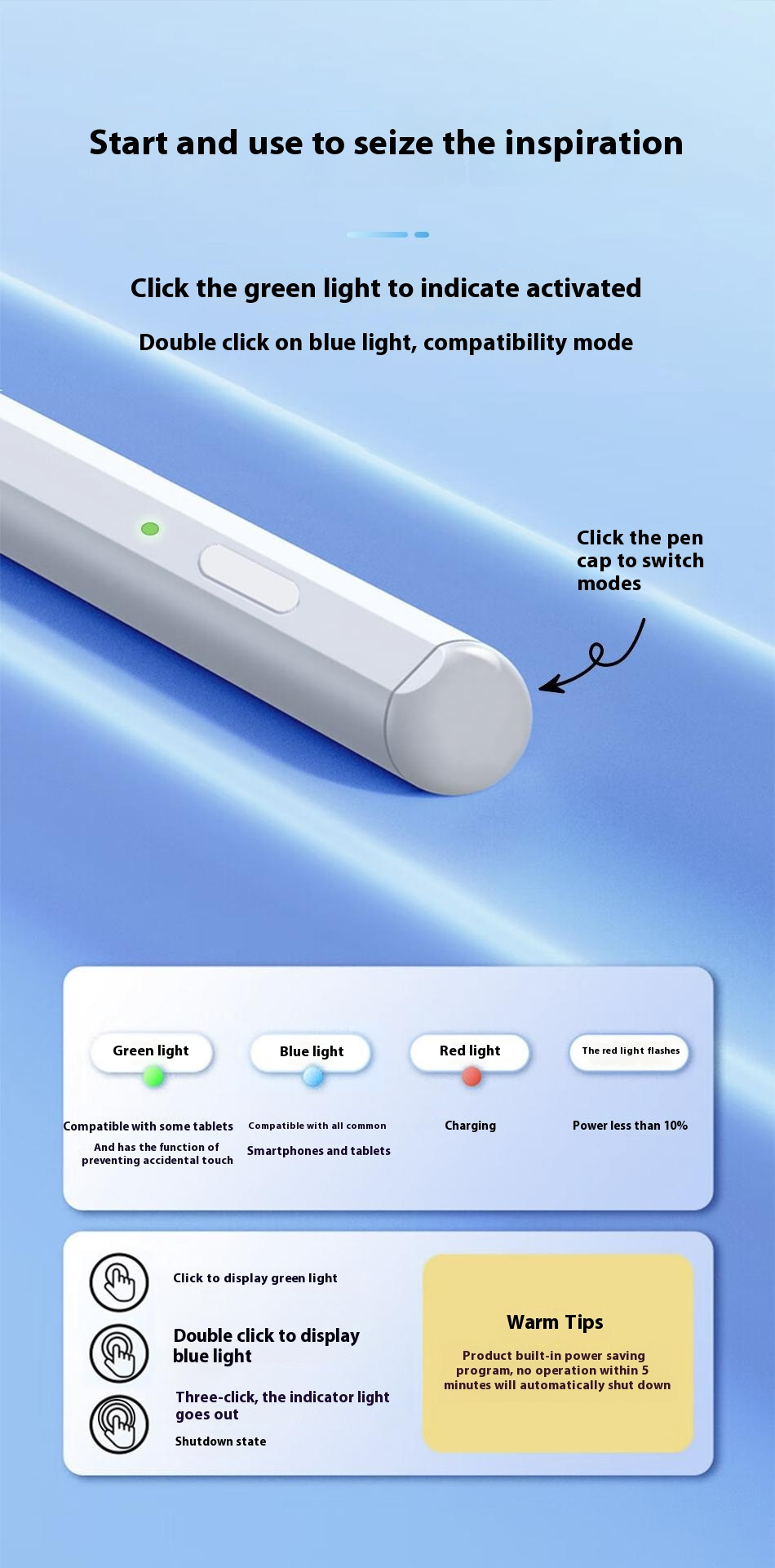 Wiwu Pencil D univerzalna touch pen - bijela