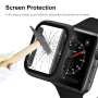 Metalno kućište s kaljenim staklom za Apple Watch 42mm (Series 10 / 11) - tamno sivo