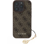 Guess 4G Charms maska za iPhone 16 Pro - smeđa