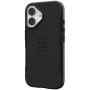 UAG Civilian Rugged Cover sa MagSafe za iPhone 16 - crna