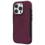 UAG Civilian Rugged Cover sa MagSafe za iPhone 16 Pro - Bordo