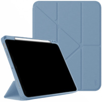 UNIQ Moven preklopna maska s origami stalkom i prostorom za Apple Pencil za iPad Air 11" (2024-2026) - plava