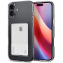 Spigen Crystal Slot prozirna maska s džepom za karticu za iPhone 16 - prozirna