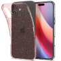 Spigen Liquid Crystal Glitter glitter maska za iPhone 16 - roza