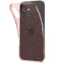 Spigen Liquid Crystal Glitter glitter maska za iPhone 16 - roza