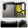 Spigen Tough Armor Case sa postoljem i MagSafe za iPhone 16 - tamno siva