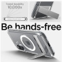 Spigen Ultra Hybrid S Transparent Cover sa postoljem i MagSafe za iPhone 16 - prozirna