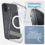 Spigen Ultra Hybrid S Transparent Cover sa postoljem i MagSafe za iPhone 16 - prozirna