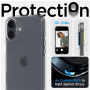 Spigen Ultra Hybrid matna prozirna maskica za iPhone 16 - prozirna