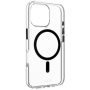 FIXED MagPurity Transparent Cover with Black MagSafe za iPhone 16 Pro Max - prozirna