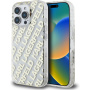 Karl Lagerfeld IML Electroplated Repeated Logo maska za iPhone 16 Pro - zlatna