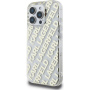 Karl Lagerfeld IML Electroplated Repeated Logo maska za iPhone 16 Pro - zlatna