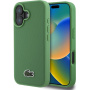 Lacoste Iconic Petit Pique Woven Logo Cover s MagSafe za iPhone 16 - zelena