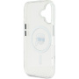 Karl Lagerfeld IML Karl Head Metal Frame Cover s MagSafe za iPhone 16 - prozirna