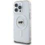 Karl Lagerfeld IML Karl Head Metal Frame Cover s MagSafe za iPhone 16 Pro Max - prozirna