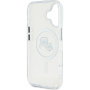 Karl Lagerfeld IML K&CH Heads Metal Frame Cover s MagSafe za iPhone 16 - prozirna