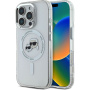 Karl Lagerfeld IML K&CH Heads Metal Frame Cover s MagSafe za iPhone 16 Pro - prozirna