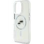 Karl Lagerfeld IML K&CH Heads Metal Frame Cover s MagSafe za iPhone 16 Pro - prozirna