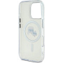 Karl Lagerfeld IML K&CH Heads Metal Frame Cover s MagSafe za iPhone 16 Pro - prozirna