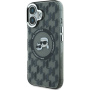 Karl Lagerfeld IML Monogram K&CH maska za glavu s MagSafe za iPhone 16 - crna